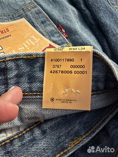 Levis 501 W40 L34 2008 год