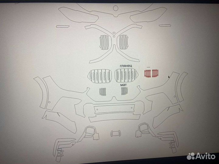 Лекала салона и кузова авто