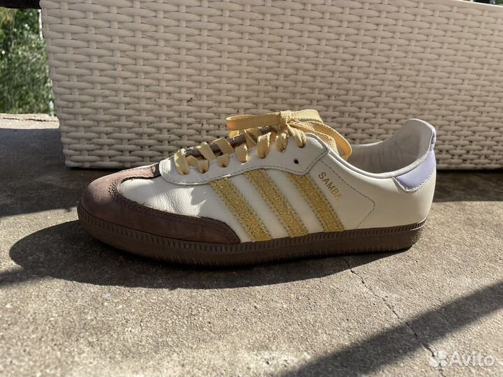 Adidas Samba OG - white violet tone, оригинал