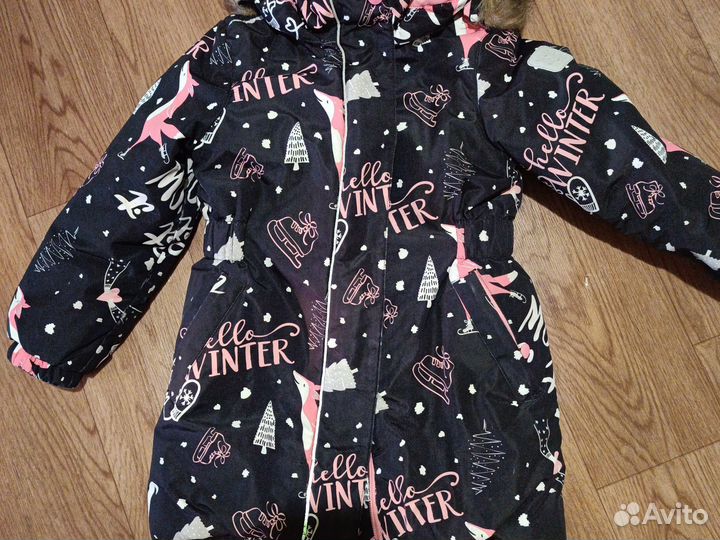 Зимний костюм для девочки 122