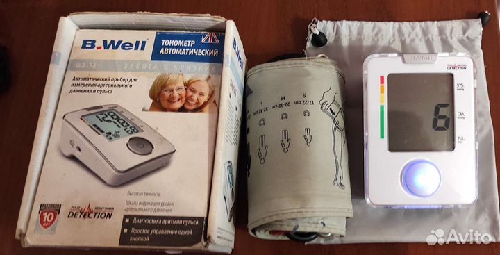 Тонометр B.Well WA-33 с манжетой. Рабочий