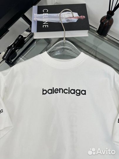 Balenciaga футболка оверсайз (топ 2024)