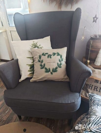 Чехол на подушку hm home наволочка zara home елки