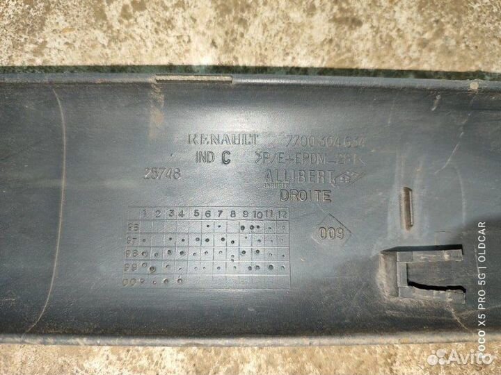 Молдинг двери передний правый Renault Kangoo 1 1.9