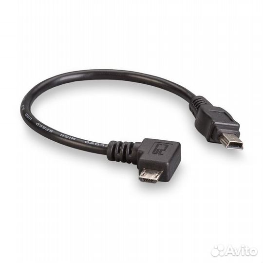 Переходник micro-USB (угловой) на mini-USB, OTG, 2