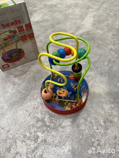 Игра- лабиринт деревянная развивающая для малышей