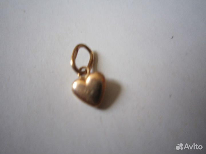 Подвеска золото