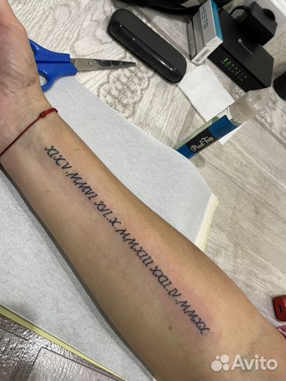 Модель на тату