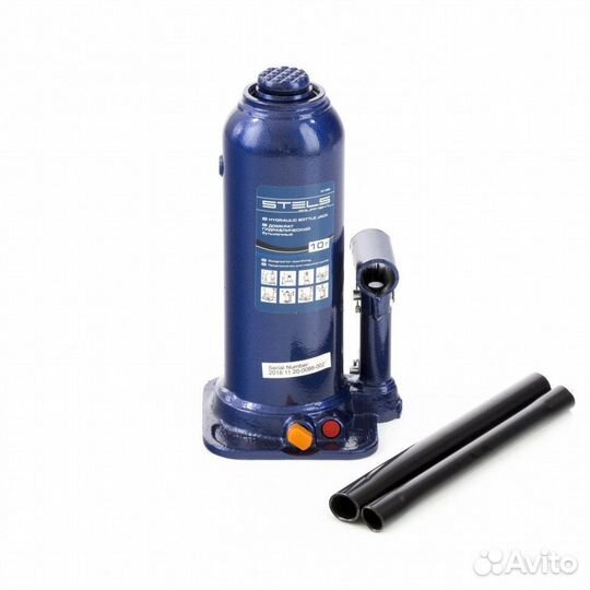 Домкрат Stels бутылочный Stels, 10 т, 222-447 мм