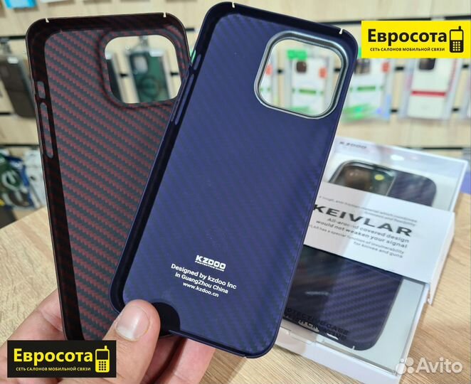 Кевларовые ультратонкие чехлы K-zooo на iPhone