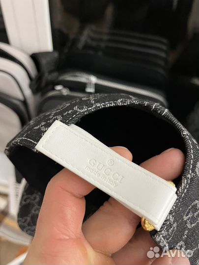 Кепка gucci черная хит прожаж