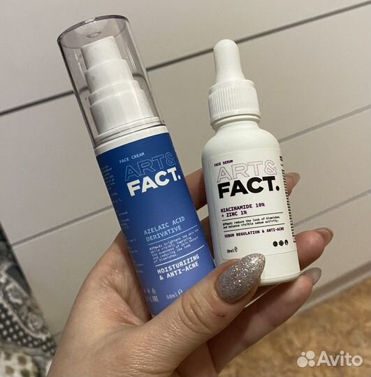 Анти-акне крем флюид + сыворотка
