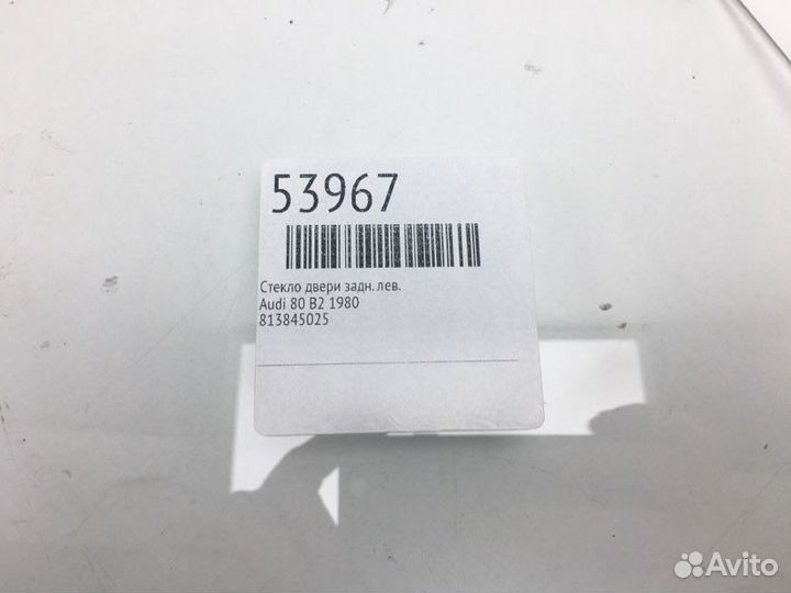 Стекло двери заднее левое Audi 80 B2 1980