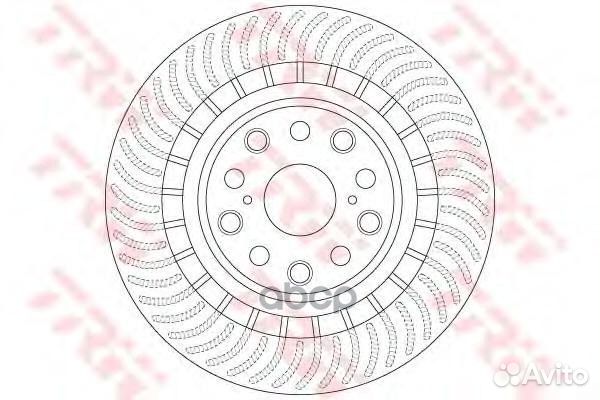 Диск тормозной зад lexus LS (F4 ) 460 (USF40)