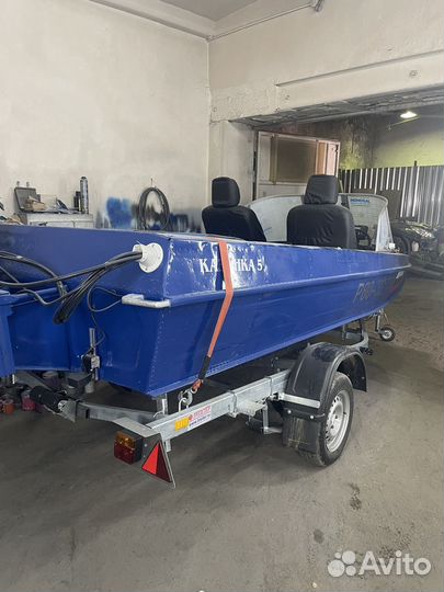 Казанка 5 с ямахой 40 и прицепом