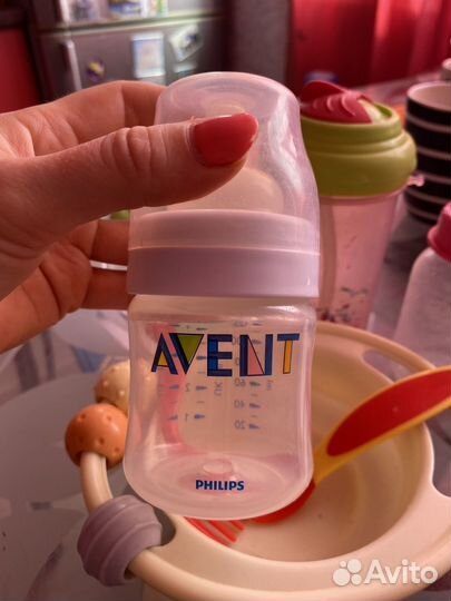 Посуда детская поильник бутылочка для кормления