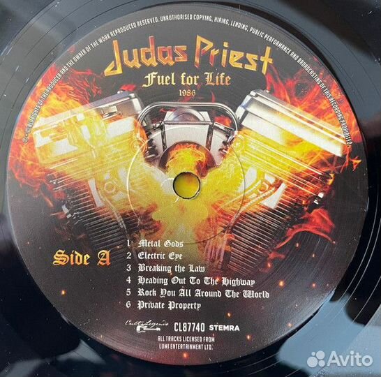 Виниловая пластинка judas priest - fuel FOR life 1
