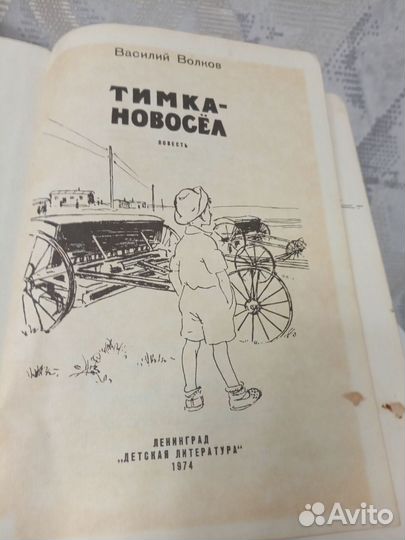 Детская книга Тимка Новосел