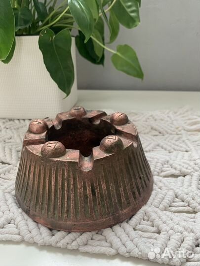 Пепельница медь винтаж