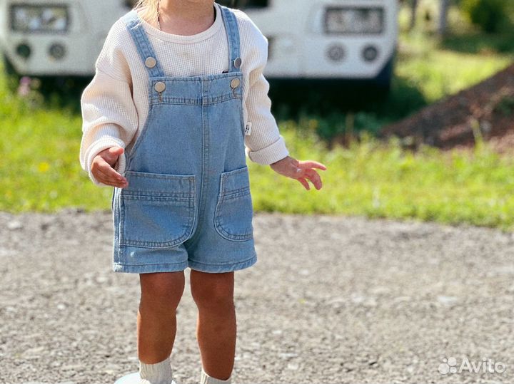 Джинсовый комбинезон 86