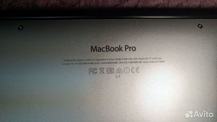 MacBook Pro 15 Mid 2015