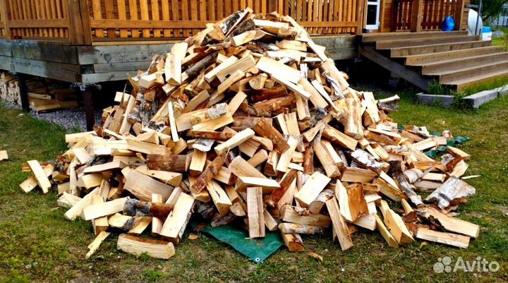 Дрова колотые Осиновые любого объема