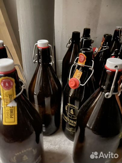 Бутылка Макларин с бугельной пробкой