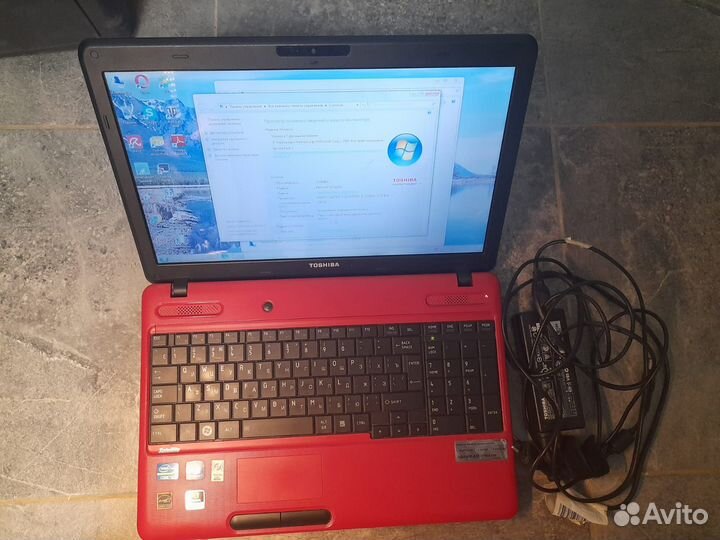 Ноутбук Toshiba, Intel(R) Core(TM) i3 2.10GHz 4.00