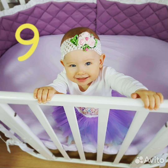 Бортики в детскую кроватку