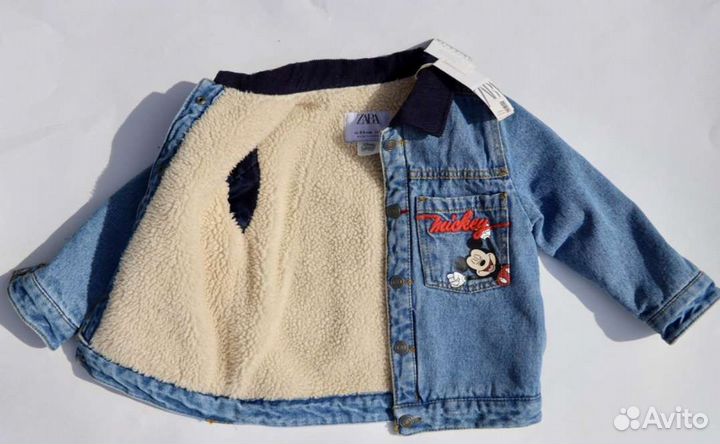 Демисезонная джинсовая куртка zara 86
