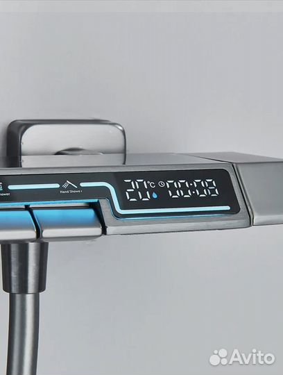 Душевая система с тропическим душем дисплеем 4в1