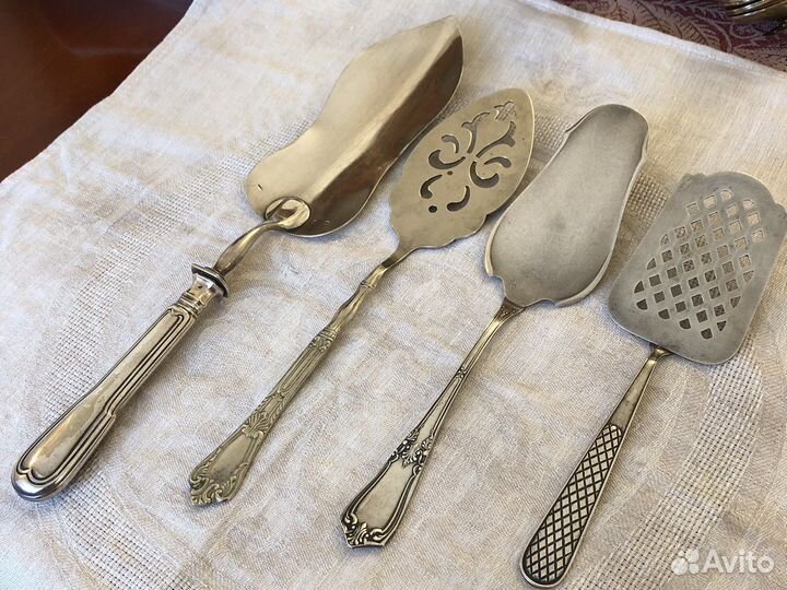 Лопатка для торта мельхиор