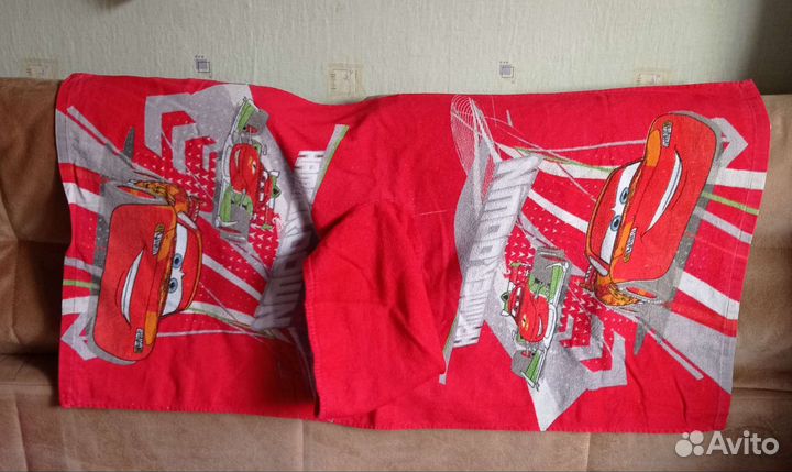 Полотенце пончо детское с капюшоном б/у