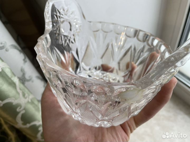 Конфетница ваза хрксталь