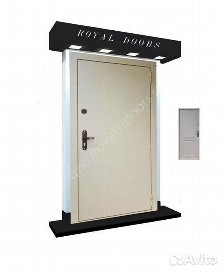 Парадная металлическая дверь с терморазрывом