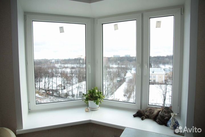 Окна с установкой