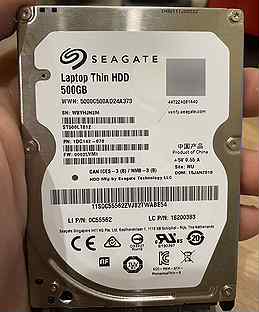 Жесткий диск seagate 2.5" 500 гб