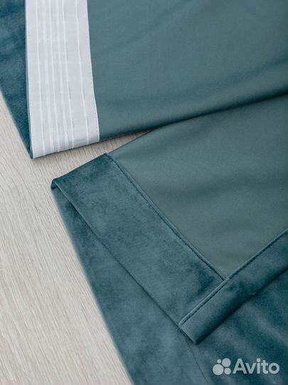 Новый комплект 2 шт велюровых штор 250 на 260