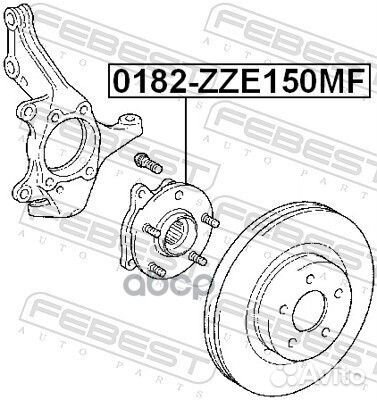 Nsin0020889177 Ступица колеса перед прав/лев