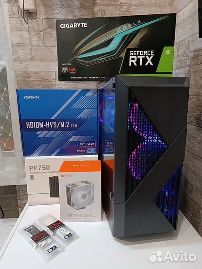 Игровой пк / rtx 3070 / i5 12400f