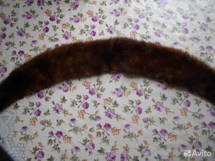 Меховой воротник норка