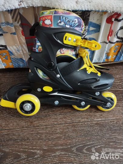 Детские ролики и защита с 34-37р-р