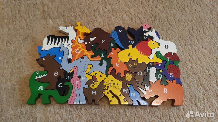 Деревянный пазл-головоломка