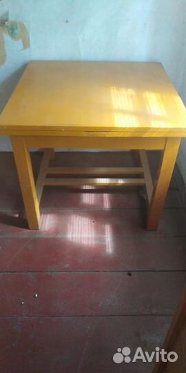 Стол винтажный обеденный раздвижной