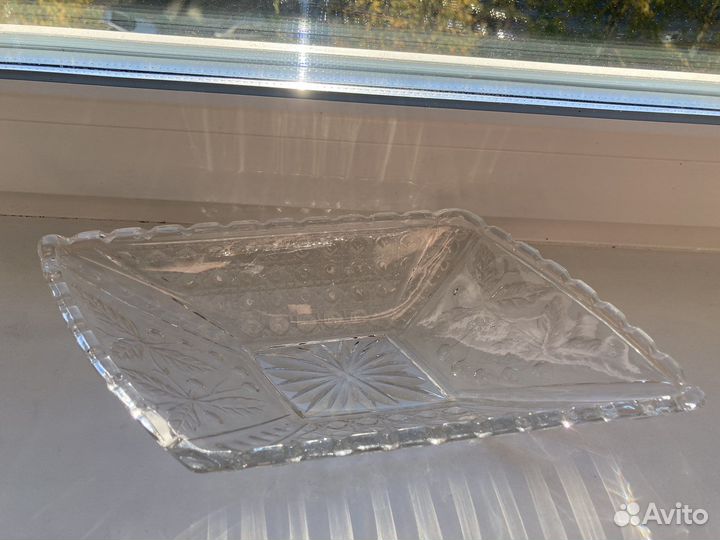 Ваза хрустальная