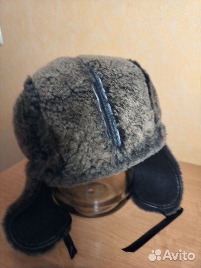 Шапка ушанка мужская меховая новая