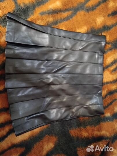 Кожаная юбка
