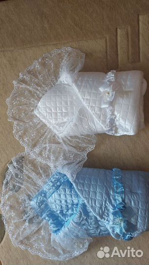 Конверт одеяло на выписку зимний