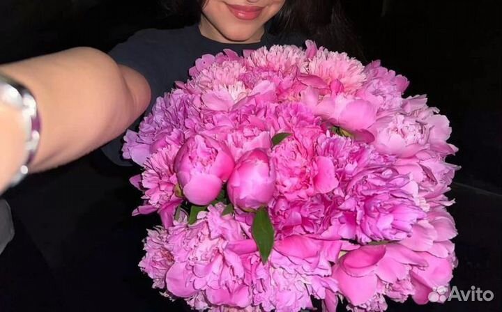 Букет пионов