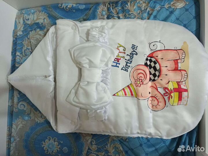 Конверт на выписку летний для девочки